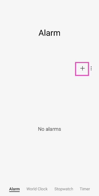 Step 3: Tap the + icon on the right side of the screen.
