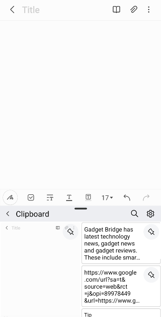 Step 5: Tap on an entry to paste it. Top 4 Ways to Access & Manage Clipboard on an Android Phone