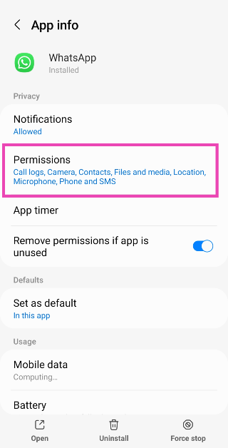 Step 3: Tap on Permissions. Mic Not Working On Your Android Phone? Here are the 11 quick fixes