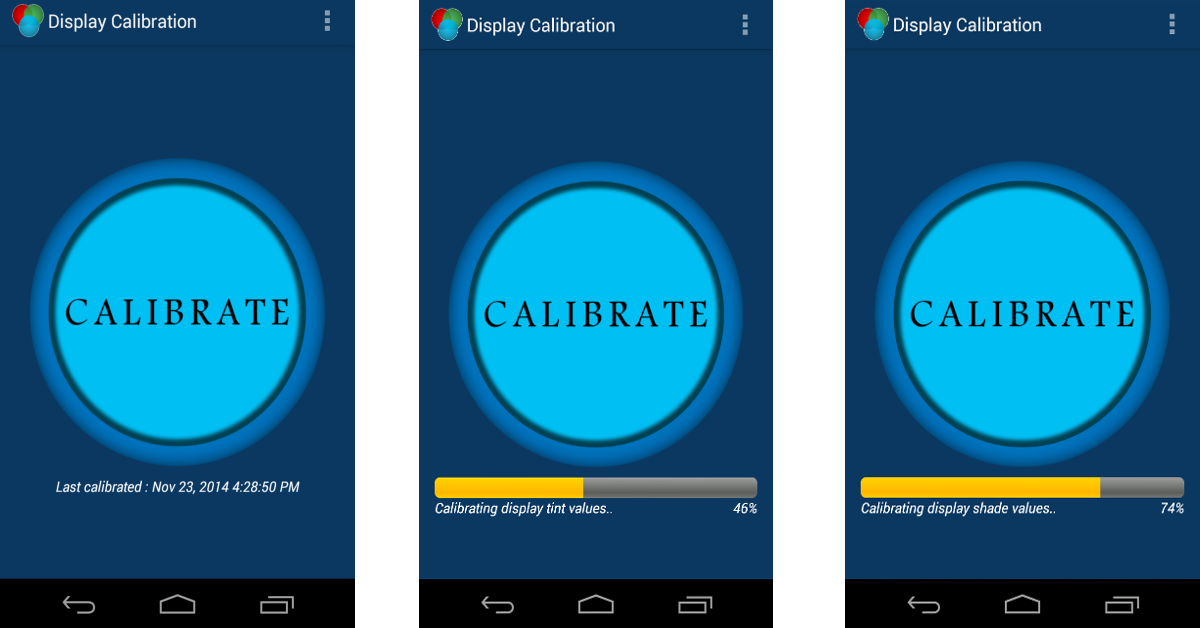 calibrate display