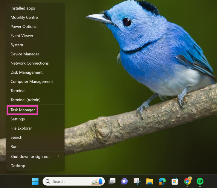 Step 2: Select Task Manager. Top 7 Ways to Run Command Prompt as an Administrator in Windows 11