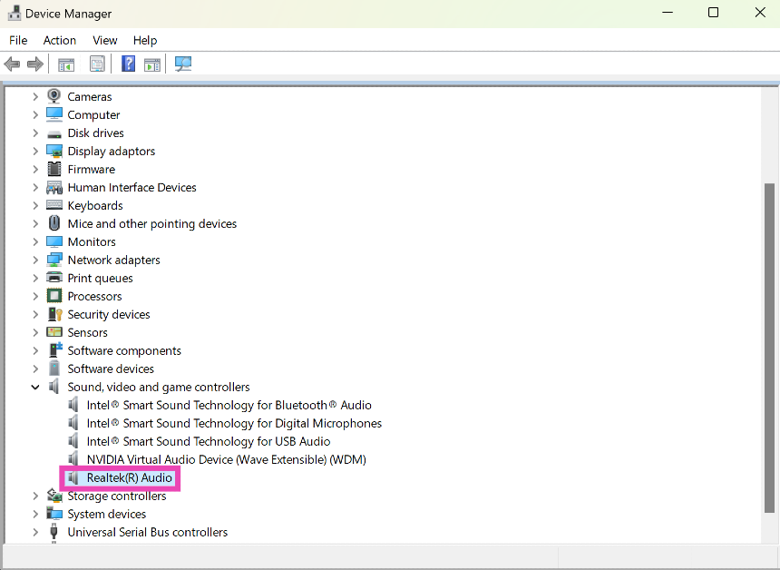 Step 3: Right-click on the audio driver and select Update driver. Top 4 Methods to Update Audio Drivers on Windows 11