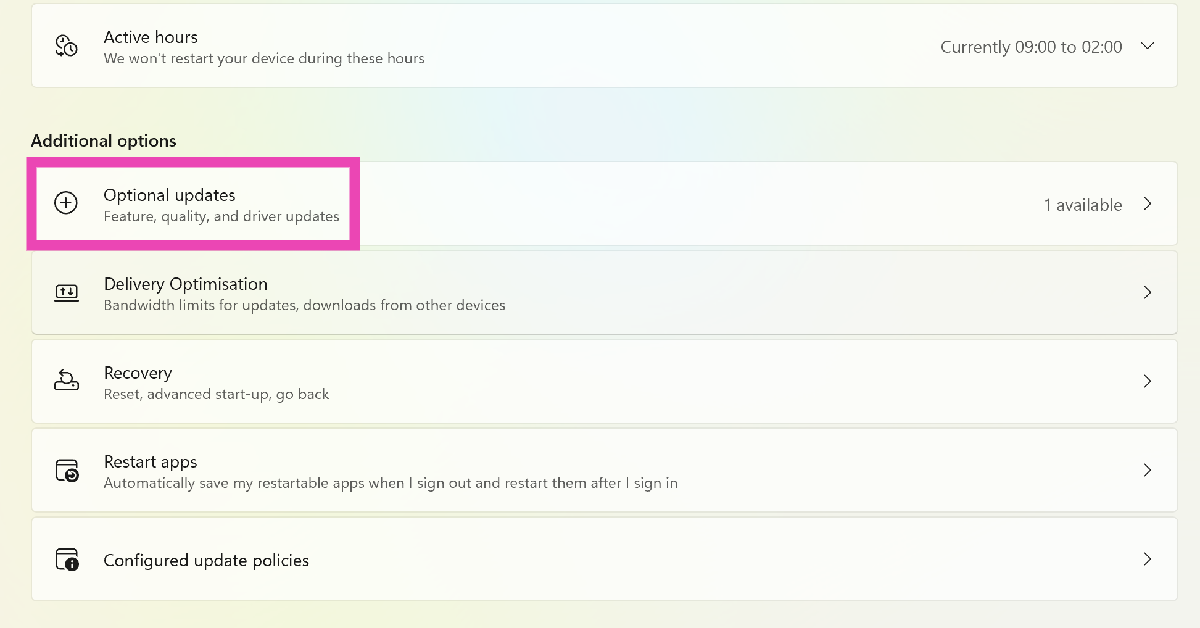 Step 3: Select Optional updates. Top 4 Methods to Update wifi Drivers on Windows 11 