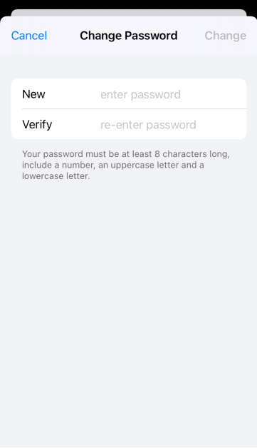 Step 6: Enter your old password followed by the new password that you want to create for your Apple ID.