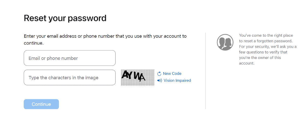 Step 3: Enter the email address or phone number linked to your Apple ID.
