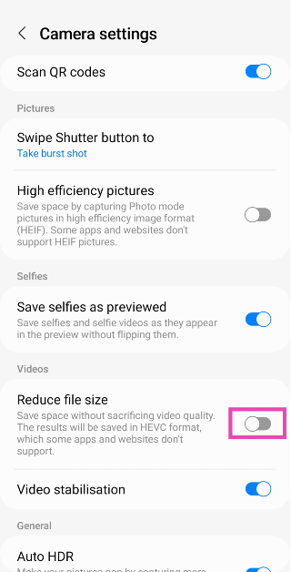 Step 2: Scroll down and turn the toggle switch off for Reduce file size under Videos. 10 Best Ways to Upload Photos &amp; Videos Without Compression or Losing Quality on Instagram