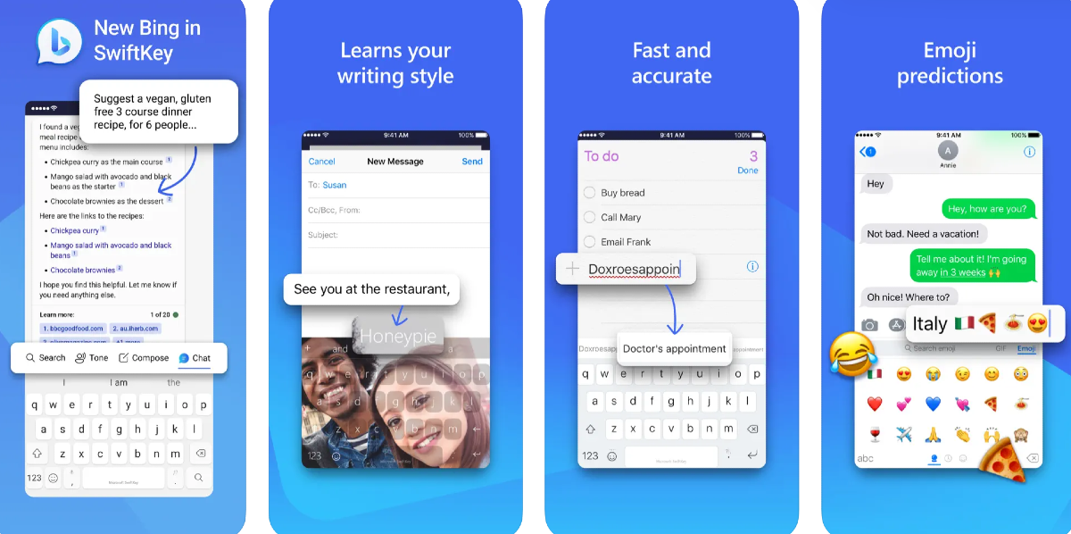Use Microsoft SwiftKey Keyboard