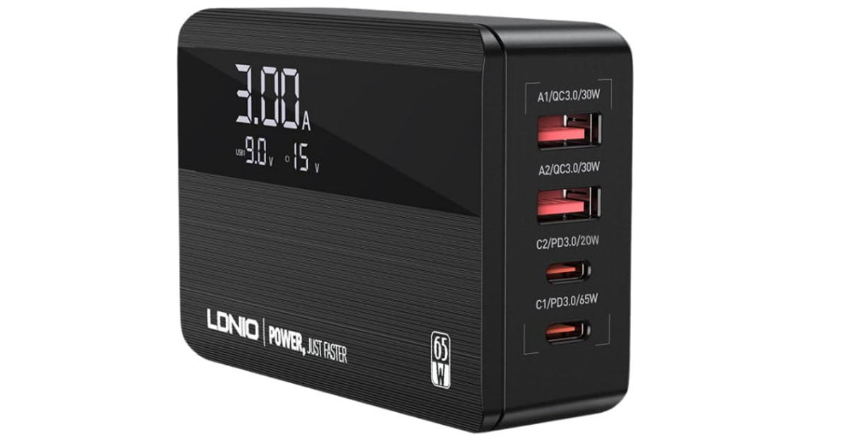 T Teclusive 65W GaN charger