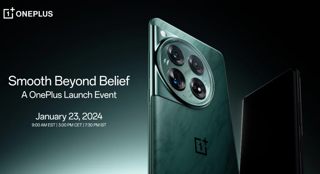 OnePlus 12 and OnePlus 12R global launch set to take place on January 23