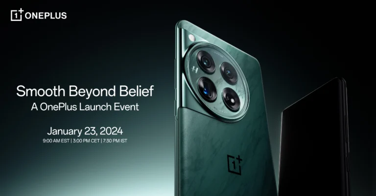 OnePlus 12 and OnePlus 12R global launch set to take place on January 23