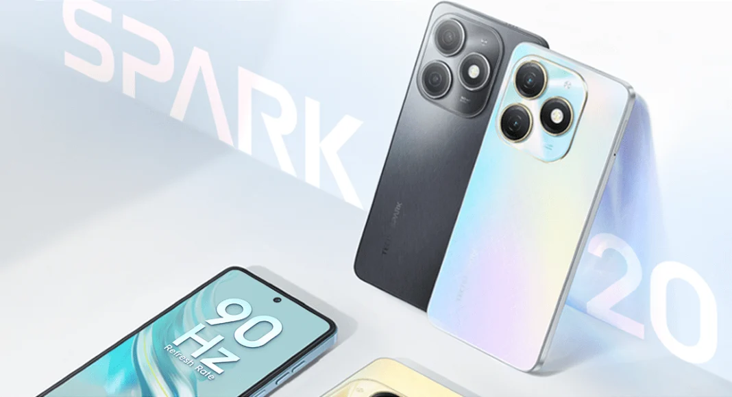 Tecno Spark 20 with Dynamic Port and triple cameras launched in India