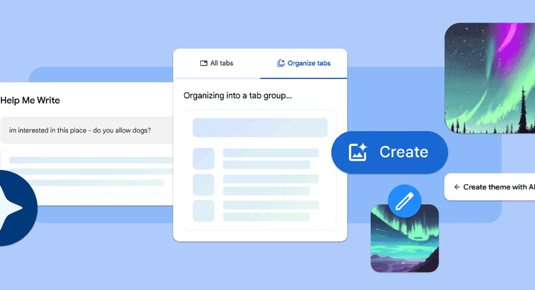 3 new generative AI features coming to Chrome to improve organisation