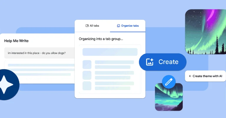 3 new generative AI features coming to Chrome to improve organisation