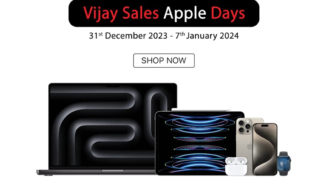 Vijay Sales Apple Days Sale is live now, exciting deals on Apple products including the iPhone 15 Series