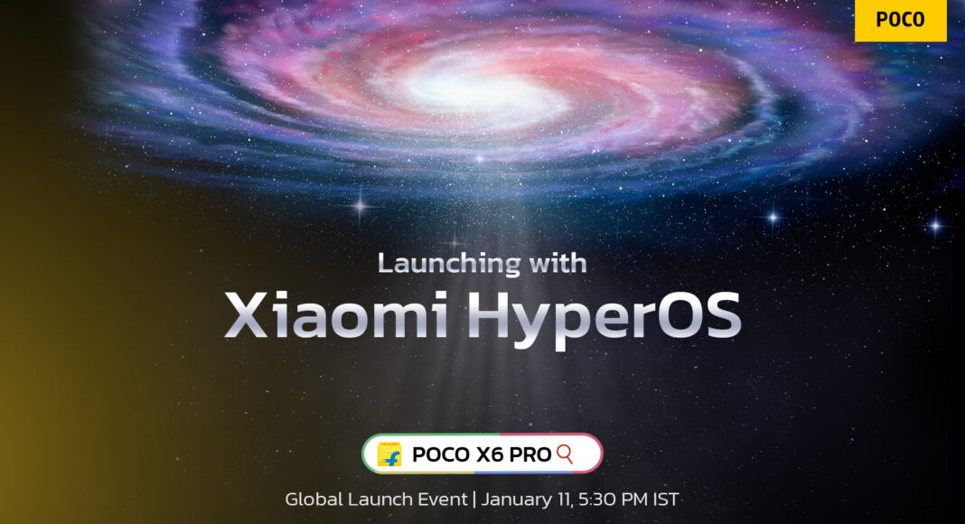 Poco X6 Series is to be shipped with HyperOS out of the box, Poco India confirms