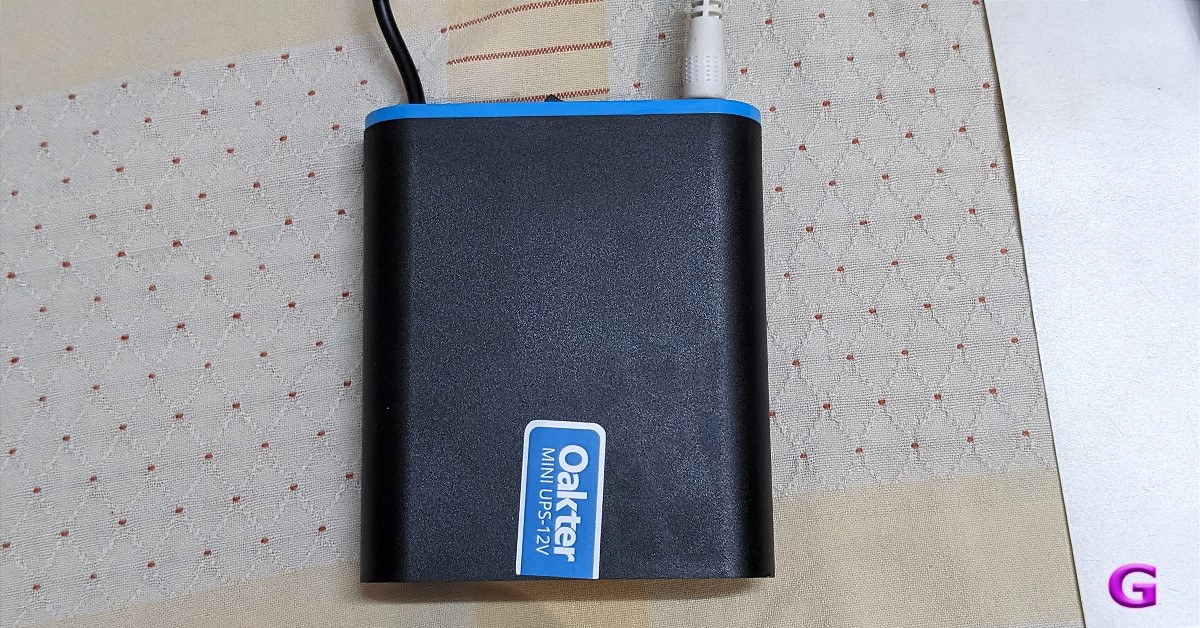 Oakter Mini UPS-12V Review: Light Gone? WiFi still on