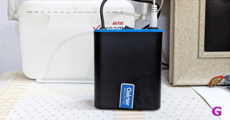 Oakter Mini UPS-12V Review: Light Gone? WiFi still on