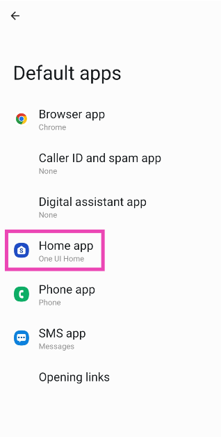 Step 3: Tap on Home app. 9 Easy Methods to Fix Missing App Icons on Android Phones