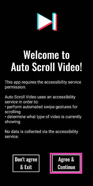 Step 2: Launch the app and give it the necessary permissions. Top 5 Ways to Auto-Scroll Instagram Reels on Android and iOS