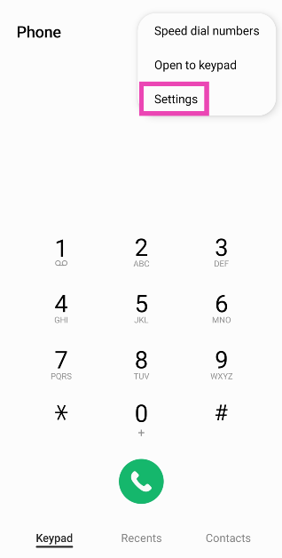 Step 3: Tap on Settings. Top 5 Easy Ways to Find Which Private Number Called You (2024)