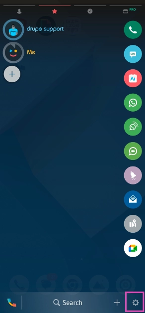 Step 4: Go to drupe’s settings and select Call Screen. Top 7 Ways to Record Calls Without Warning or Announcement on Android