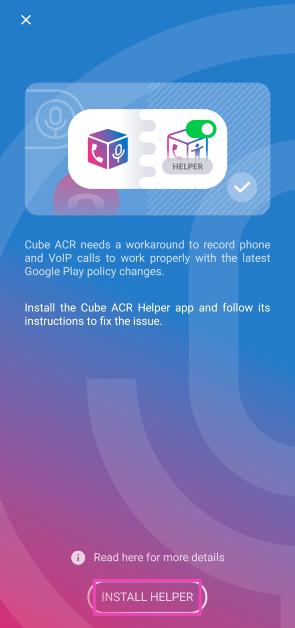 Step 4: Give the Cube ACR Helper app the necessary permissions. Top 7 Ways to Record Calls Without Warning or Announcement on Android
