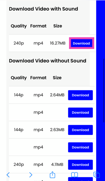 Step 2: Paste the YouTube video link in the download box.