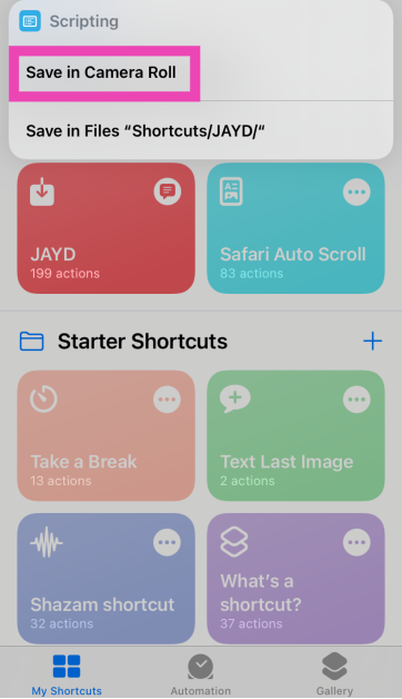 Step 6: Choose the target folder for the video.