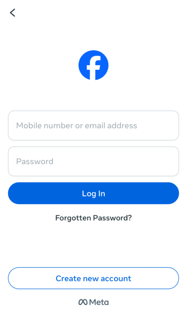 Step 5: Enter the login credentials for your second account and hit Log In.