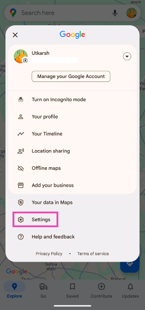 Step 3: Select Settings. Google Maps gets in-tunnel navigation feature: Here’s how you can enable it
