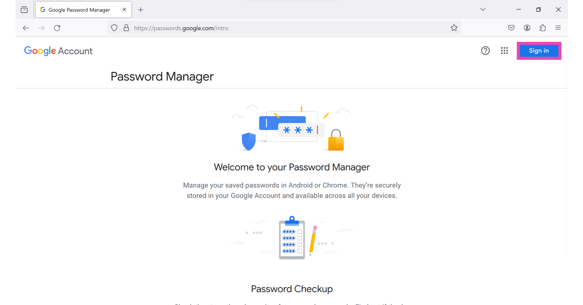 Step 2: Sign in to your Google account.