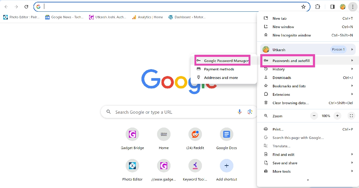 Step 1: Hit the ellipses at the top right corner of the screen.