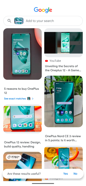 Step 5: The search results will be published on the following page.