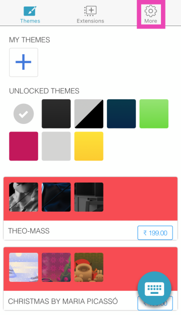 Step 6: Tap on the More icon at the top right corner of the screen. Top 7 Ways to Make Keyboard Bigger on iPhone (2024)