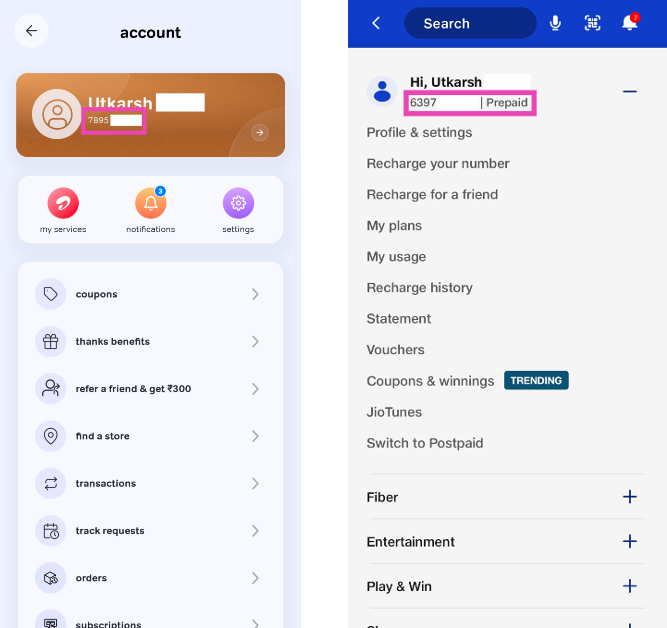 Use the network provider’s official app How to find your phone number on Android: Top 3 ways