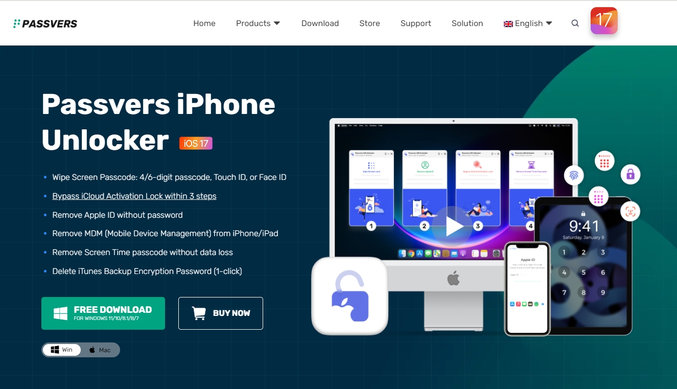Passvers iPhone Unlocker
