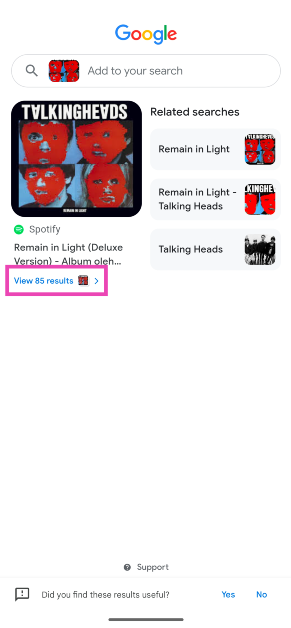 Step 3: Pull up the bottom panel on the following page to view all of the results. Top 5 Ways to Reverse Image Search on Mobile (2024)