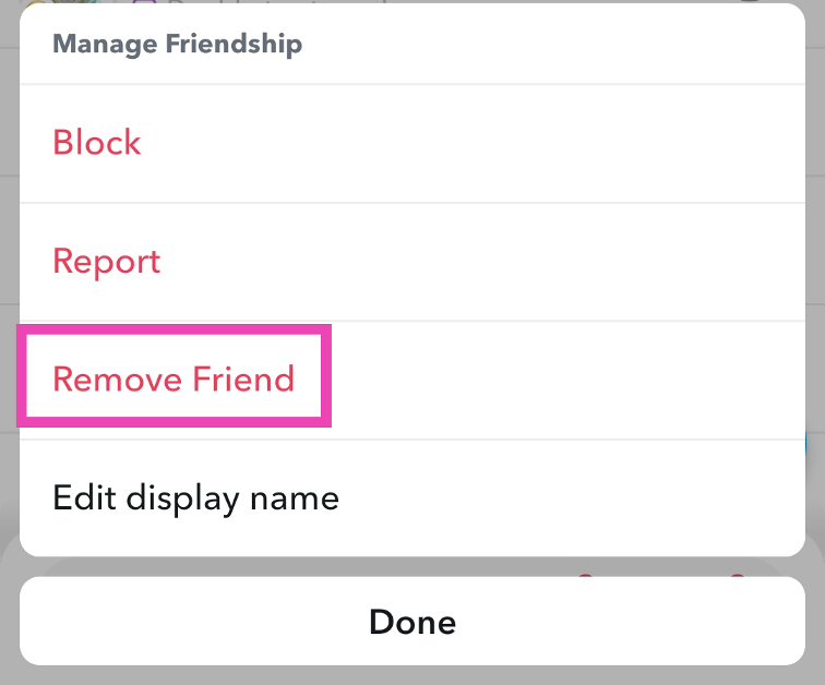 Step 4: Select Remove Friend. Top 6 Ways to Hide Your Snapchat Story From Others (2024)