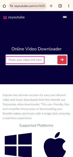 Step 3: Go to SSYouTube Downloader. Top 5 Ways to Download YouTube Shorts on Android (2024)