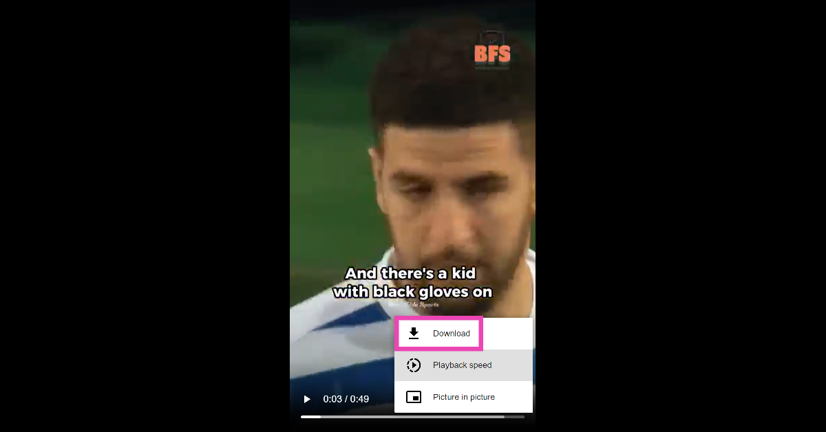 Step 6: The video will open in a new tab. Tap the ellipses and hit Download. Top 5 Ways to Download YouTube Shorts on Android (2024)