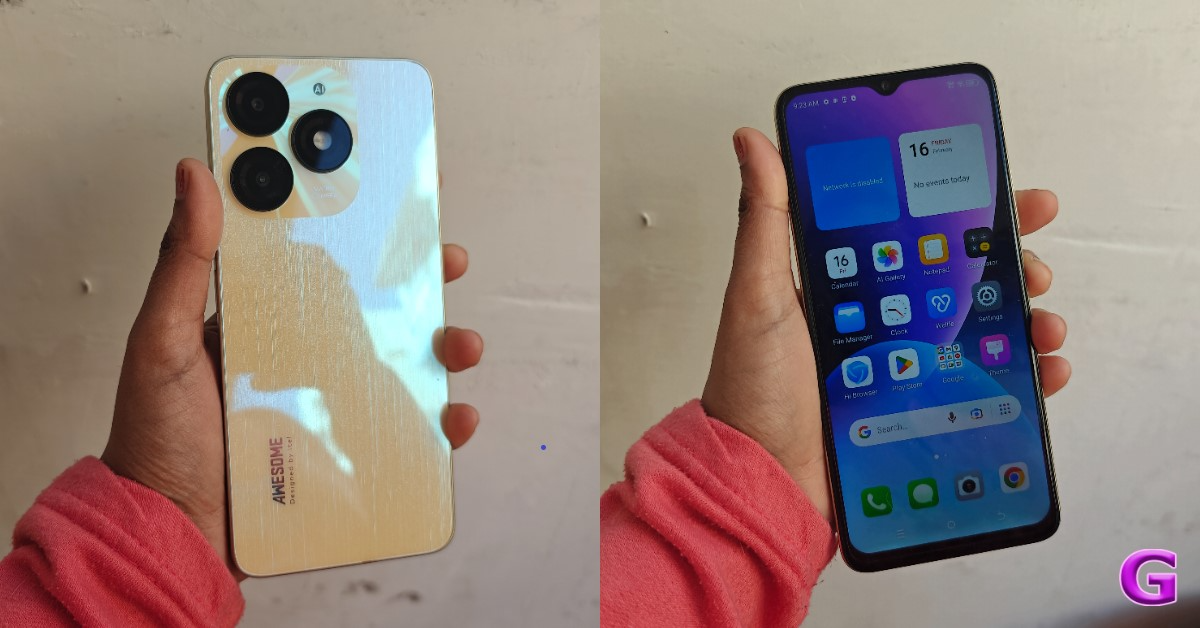 itel A70 Review: Design and Display
