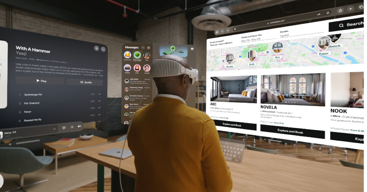 More than 600 new apps announced for Apple Vision Pro, which goes on sale today