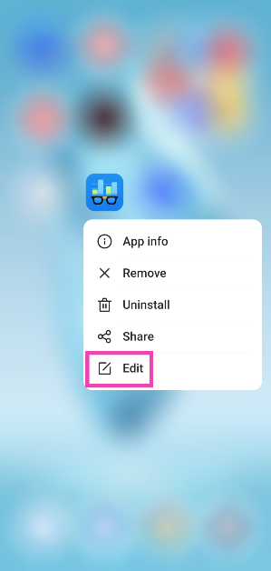 Step 2: Tap on Edit.