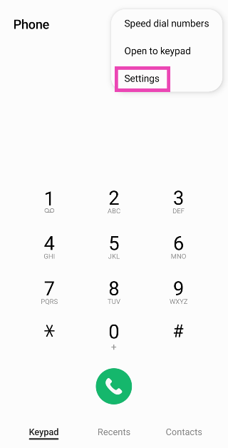 Step 3: Tap on Settings.