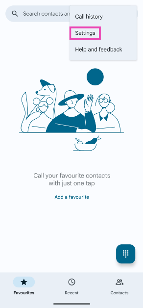 Step 2: Tap on Settings.