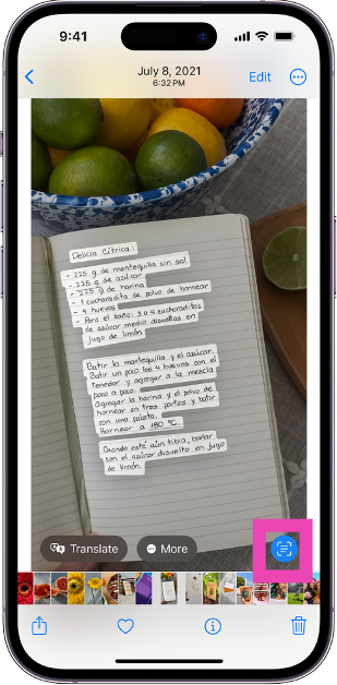 Step 2: Hit the scanner icon at the bottom right corner of the screen. Top 3 ways to copy text from images on Android and iPhone? (2024)