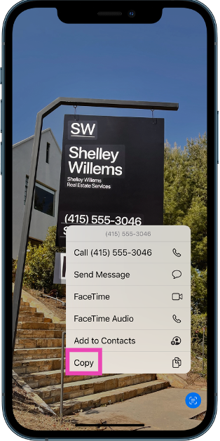 Step 4: Select Copy from the popup menu. Top 3 ways to copy text from images on Android and iPhone? (2024)