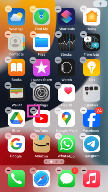 Step 2: The app icons on the home screen will start wiggling back and forth. Hit the minus icon to delete an app. How to delete multiple apps at once on an Android phone? (2024)