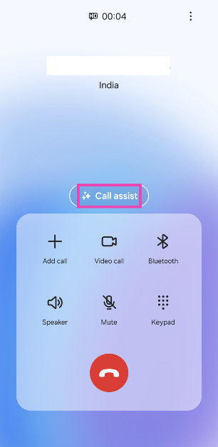 Step 2: Tap on Call assist.
