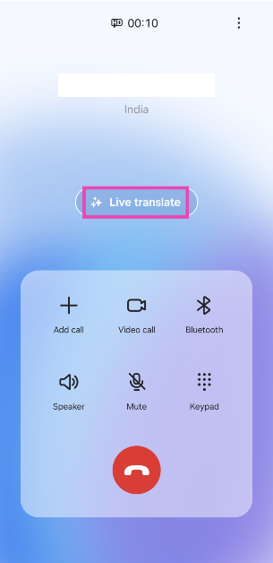 Step 3: Select Live translate. How to live translate phone calls using Galaxy AI on Samsung Galaxy S24?